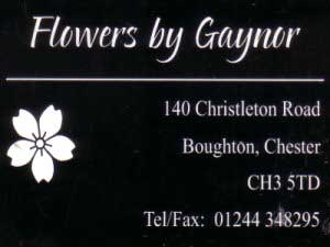 Chestertourist.com - Flowers by Emma of Chesterr Boughton Page One